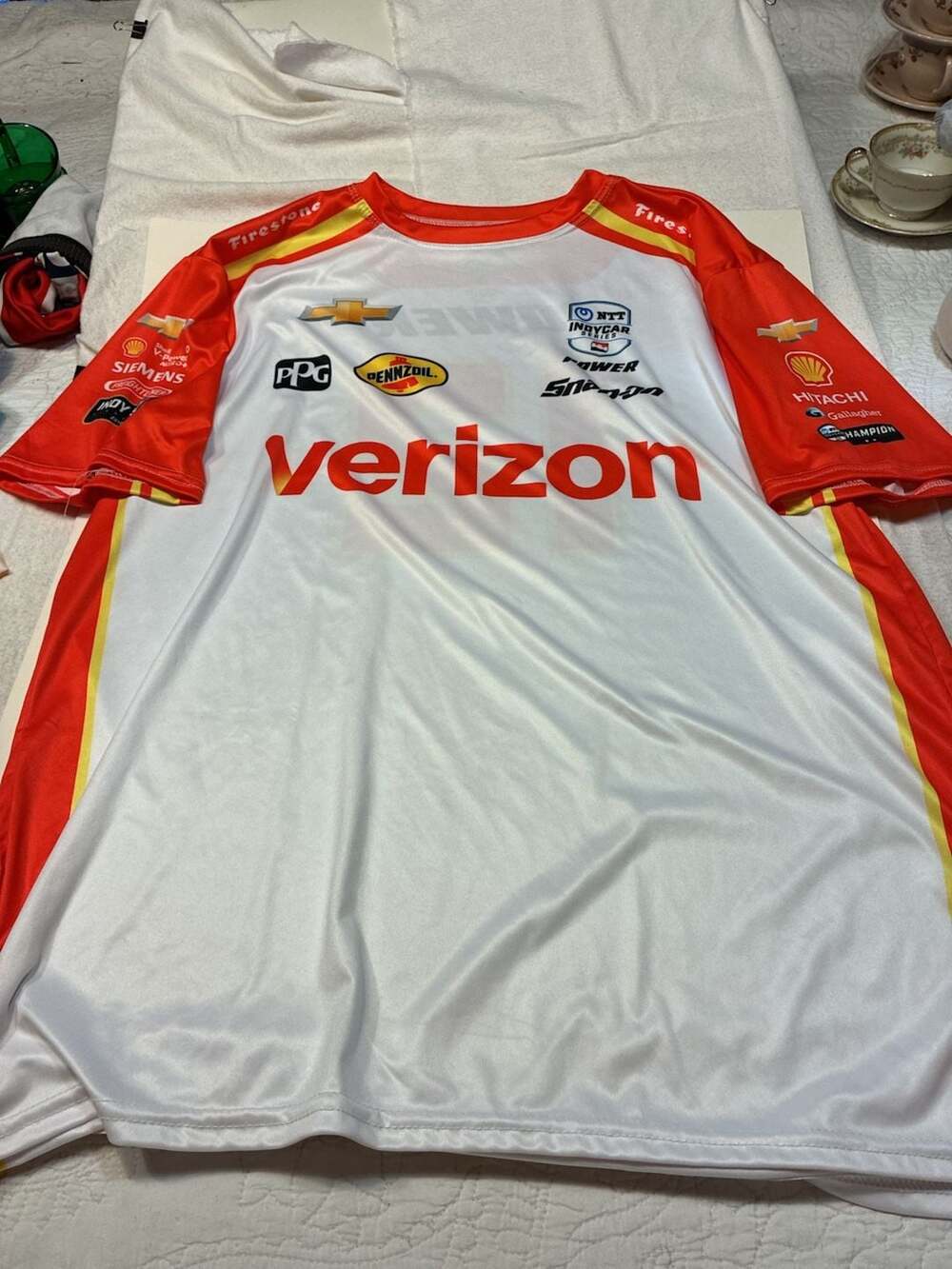 Will Power NTT IndyCar Series Team Penske Verizon Crew Shirt